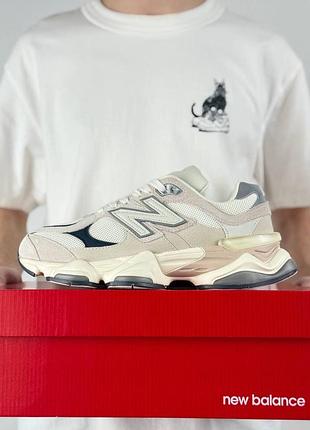 New balance 9060 beige grey navy
