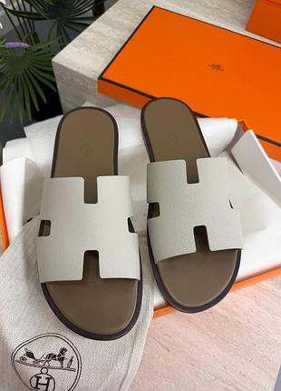 Шльопанці чоловічі ерме стильні hermes