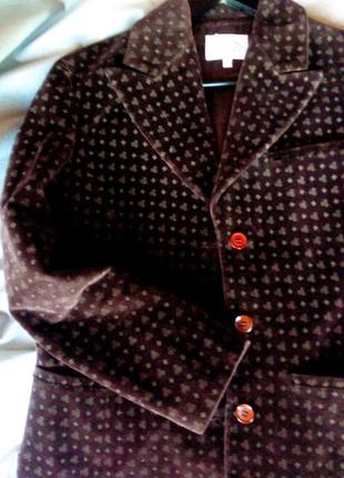 Giorgio armani. италия. роскошный благородный велюровый пиджак.7 фото