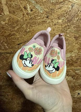 Sale⭐️⭐️⭐️оплата на карту! мокасини mickey mouse на дівчинку розмір 18-19 (12 см устілка)