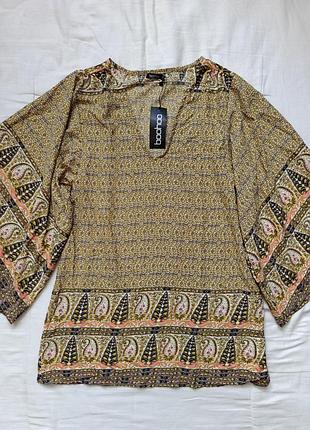 Платье мини туника boohoo s 2