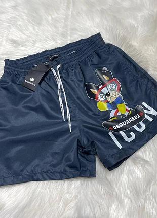 Брендовые мужские плавательные шорты dsquared
