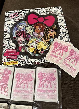 Наліпки panini до альбому monster high