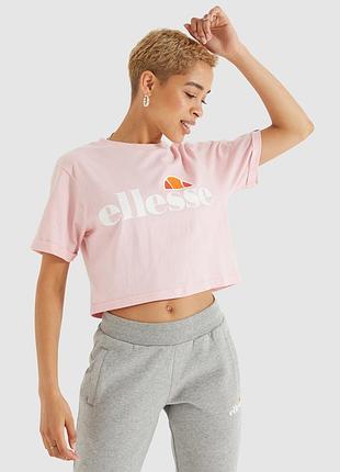 Оригинальн! сша! женская футболка ellesse alberta cropped tee sgs04484-808 в новом состоянии лето