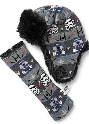 Комплект шапка + шарф star wars звездные войны gap