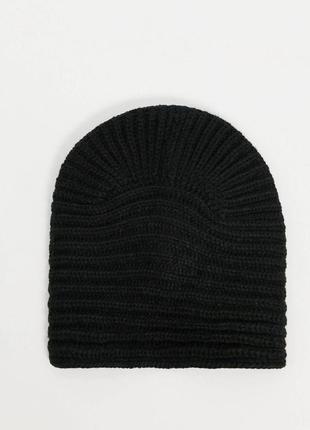 Черная шапка тюрбан3 фото