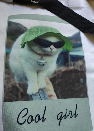 Сумка шоппер кот 3