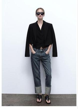 Джинси slim lag zara