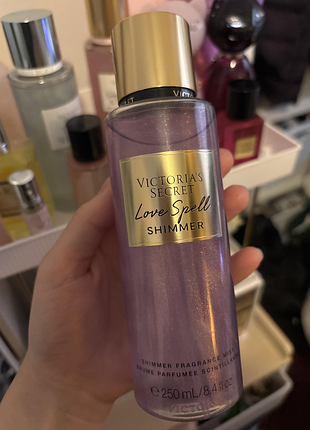 Парфумований спрей з шимером body fragrance love spell shimmer fragrance mist оригінал