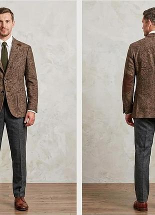 Піджак\блейзер massimo dutti wool tweed blazer