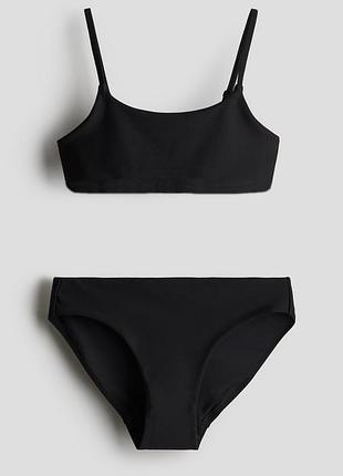 H&m роздільний купальник на підкладці з регульованими бретелями