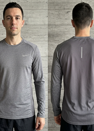 Лонгслів\кофта nike running mesh longsleeve