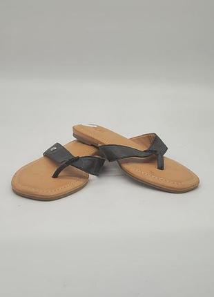 Женские кожаные вьетнамки ugg black (арт. 9)