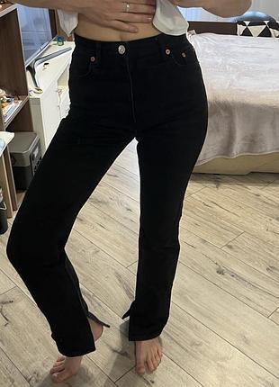 Чорні джинси zara жіночі