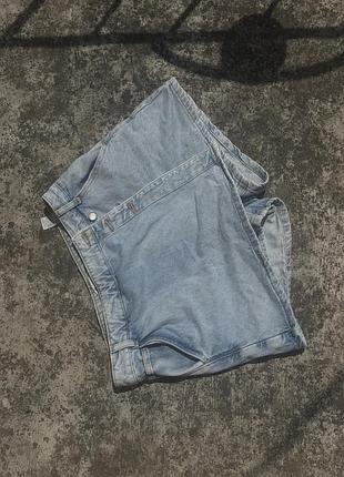 Джинсові шорти спідниця блакитні zara