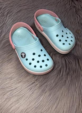 Гарні якісні крокси crocs на дівчинку р.с 9 25/26