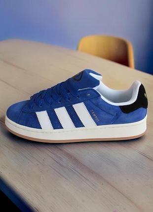 Кроссовки мужские adidas campus, кроссовки адидас кампус синие (0104)
