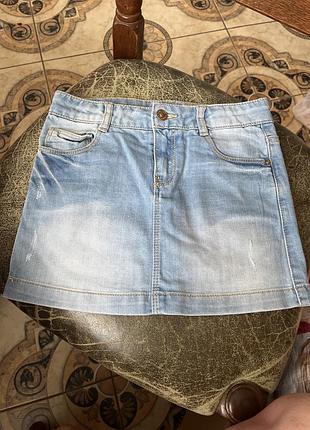Спідниця джинсова zara kids 128 cm на 7-8 років