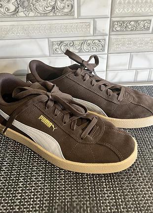 Puma.кеди.натуральний замш.