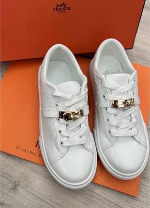 Кеди hermes нові повне пакування 37р