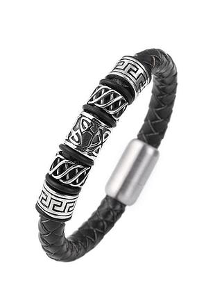 Браслет шкіряний chrome hearts