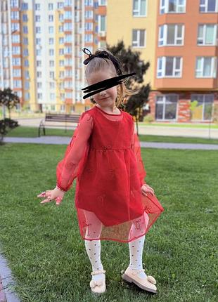Сукня червона святкова