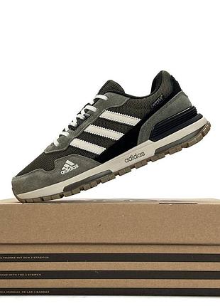 Чоловічі кросівки adidas zx 700 khaki white 41-46