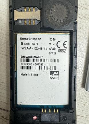 Телефон sony ericsson k330 9