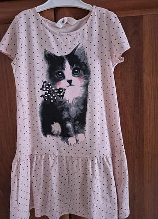 H&amp;m платье для девочки, очень красивое,размер 110 -116 cm