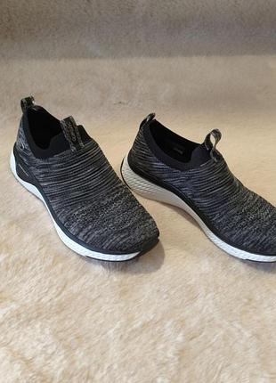 Підсвітка:
легкі текстильні кросівки сліпони skechers air-cooled memory foam, р. 37.5-38 (устілка 24.5 см)