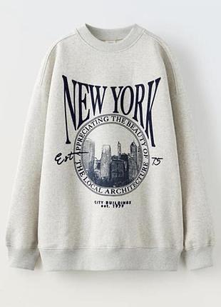 Світшот new york від zara