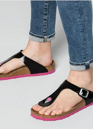 Женские сандалии кожаные немецкие birkenstock gizeh