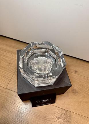 Оригінальна попільничка versace home з медузою (повний комплект)