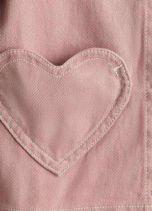 Джинсова куртка h&m для дівчинки 2
