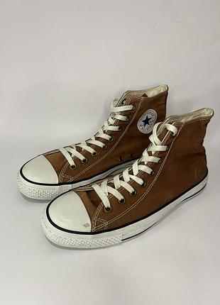 Коричневі кеди converse all star 44
