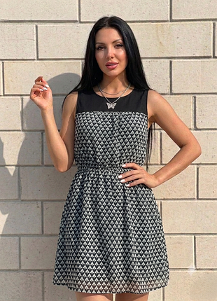 Летнее платье👗 esprit летнее платье в ромбик 🌟 размер xs/s мини платье легкое платье🌸сарафан🌸 летняя одежда