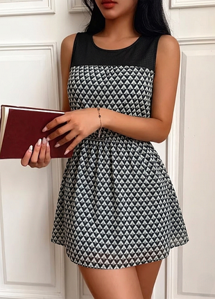 Літня сукня👗 esprit літня сукня в ромбик 🌟 розмір xs/s міні сукня легка плаття🌸сарафан🌸 літній одяг