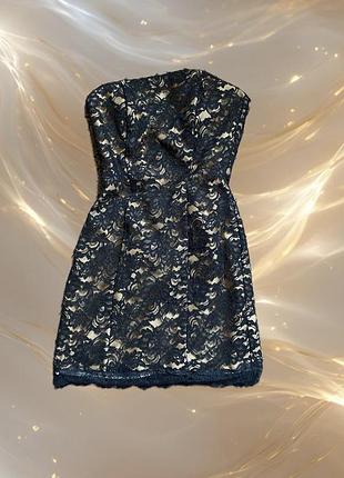 Жіноча мережева коротка сукня в обтяжку xs, s