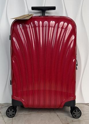 Новый чемодан samsonite cosmolite spinner 55/20 ультра легкий на 4-х колесиках ручная кладь