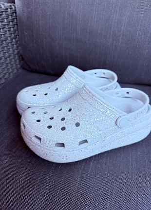 Сабо ( шльопанці) crocs для дівчинки  розмір j 4