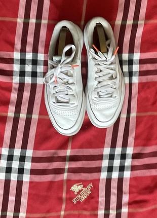 Шкіряні кросівки reebok club c 85 vintage білі оригінал