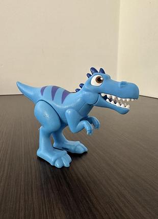 Патруль фігурка синього динозавра велоцираптора з колекції paw patrol dino rescue від виробника spin master.
