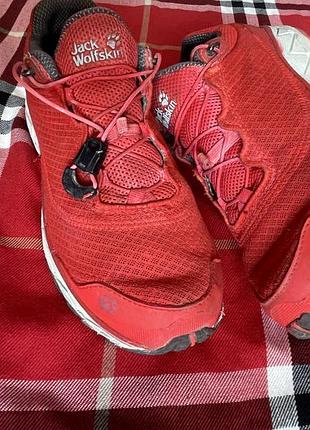 Трекінгові кросівки jack wolfskin зі швидкою шнурівкою (оригінал)