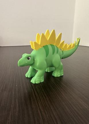 Патруль іграшка — зелений стегозавр із набору paw patrol dino rescue від виробника spin master