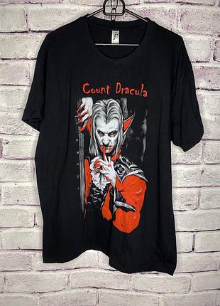 Вінтажна футболка чоловіча count dracula