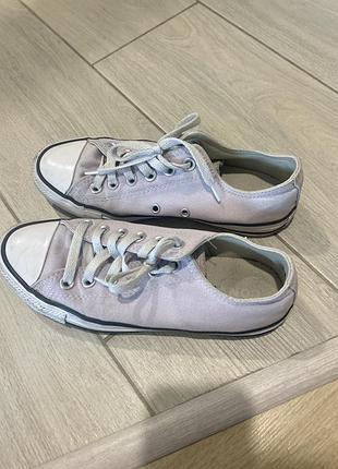 Кеди converse унісекс, лілового кольору