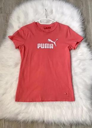 Футболка жіноча puma оригінал 100% бавовна с м 36 38 пума женская