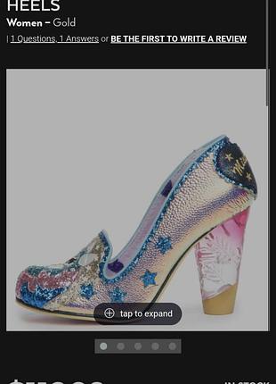 Женские туфли irregular choice, размер 40, синие с розовым оттенком