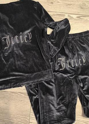 Классный велюровый спортивный костюм juicy 6