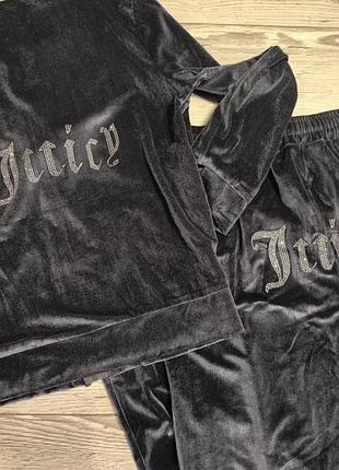 Классный велюровый спортивный костюм juicy 7